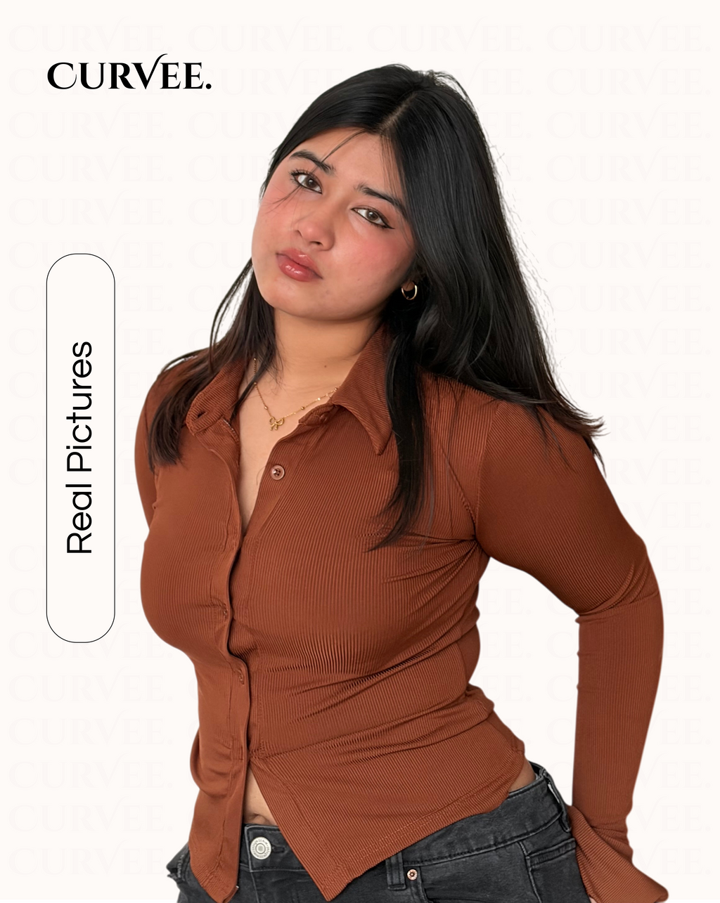 Slim-fit Slimming Stretch Long Sleeve Top