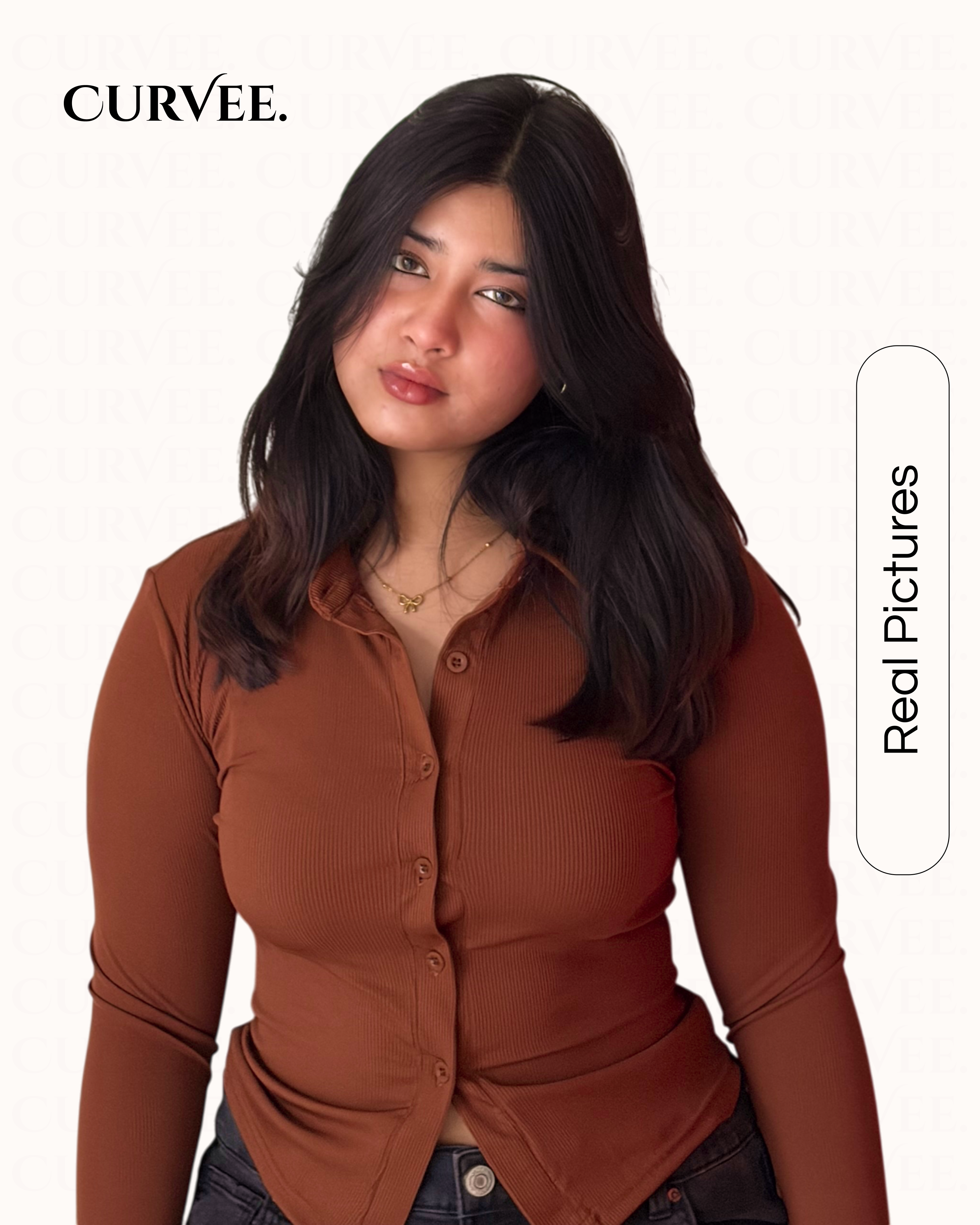 Aww! Slim-fit Slimming Stretch Long Sleeve Top