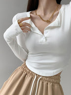 Slim Finger Long Sleeve Base Shirt