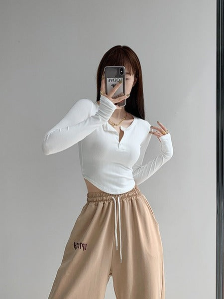 Slim Finger Long Sleeve Base Shirt