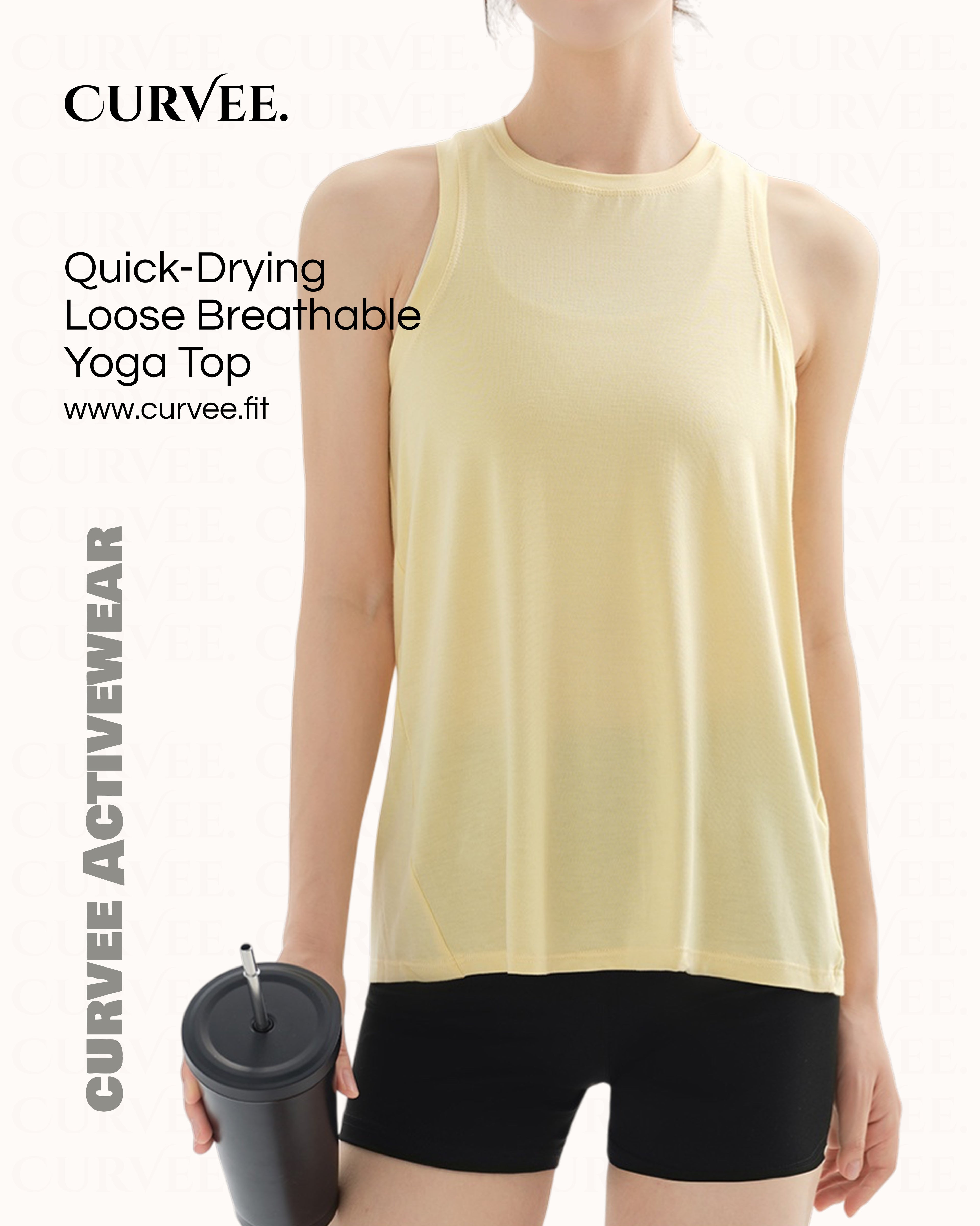 Quick-Drying Loose Breathable  Yoga Top